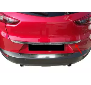 Кромка багажника (нерж) для Mazda CX-3 2015-2024 рр