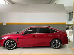 Нижні молдинги стекол (8 шт, нерж) OmsaLine - Італійська нержавійка для Honda Civic Sedan 2021-2024 рр