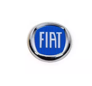 Емблема (синя, самоклейка) 95 мм для Тюнінг Fiat