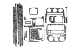 Накладки на панель Титан для Volkswagen Jetta 2006-2011 рр