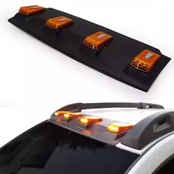 Козирьок лобовога скла V2 (LED) для Dacia Duster 2018-2024 рр