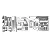 Накладки на панель (50 деталей) Карбон для Volkswagen Crafter 2006-2017рр