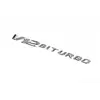 Напис V12 Biturbo (хром) для Mercedes A-сlass W177 2018-2024 рр