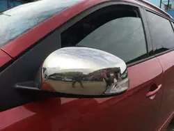 Накладки на дзеркала (2 шт., нерж.) OmsaLine - Італійська нержавійка для Renault Megane III 2009-2016 рр