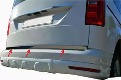 Кромка багажника (нерж.) OmsaLine - Італійська нержавейка для Volkswagen Caddy 2015-2020 рр