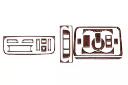 Накладки на панель (Meric) Титан для Skoda Fabia 2007-2014рр