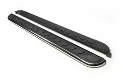 Бокові пороги Maydos V1 (2 шт., алюміній) для Nissan Pathfinder R52 2012-2021 рр