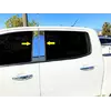 Молдинг дверних стійок (нерж) для Ford Ranger 2011-2024 рр