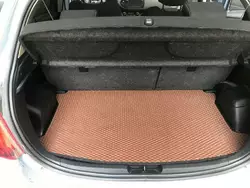 Килимок багажника (EVA, цегляний) для Toyota Yaris 2010-2020 рр