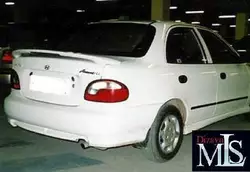 Бічні спідниці Спорт (під фарбування) для Hyundai Accent 1994-1999 рр
