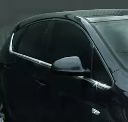 Нижня окантовка вікон (Hatchback, 8 шт, нерж) Carmos - Турецька сталь для Opel Astra J 2010-2024 рр