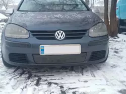Зимова накладка на решітку (HB) Глянцева для Volkswagen Golf 5