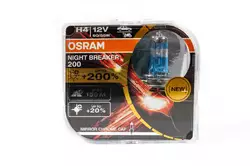 Лампа головного світла Osram H4 60/55W Night Breaker Laser -2024200% 64193NBL200 для Універсальні товари