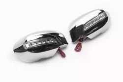 Накладки на дзеркала LED (2 шт, пласт) для Mazda 6 2008-2012 рр
