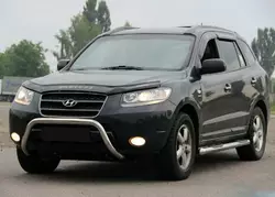 Кенгурятник WT007 (нерж.) для Hyundai Santa Fe 2 2006-2012рр