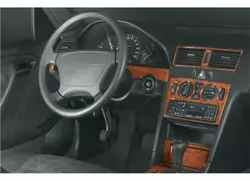 Накладки на панель (1995-1997) Титан для Mercedes C-class W202 рр