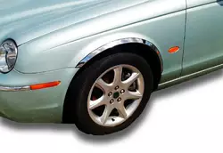 Накладки на арки (4 шт, нерж) для Jaguar X-Type