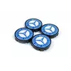 Ковпачки на диски 55,5мм/57мм без кільця (4 шт, сині) для Тюнінг Mercedes