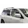 Повна окантовка вікон і на стійки (нерж) для Toyota Land Cruiser 200