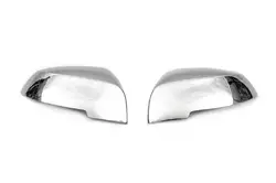 Накладки на дзеркала (2 шт, нерж.) Carmos для BMW X1 E-84 2009-2015рр