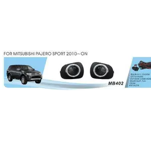 Противотуманки (2 шт, галоген) для Mitsubishi Pajero Sport 2008-2015рр