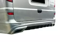 Накладка на задній бампер AMG (під фарбування) Коротка база для Mercedes Vito W639 2004-2015рр
