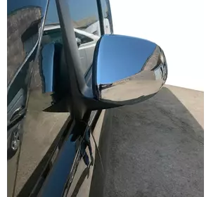 Накладки на дзеркала `Повне дзеркало` (2 шт., ABS) для Mercedes Vito / V-class W447 2014-2024 рр