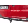 Накладки на задній бампер з загином (Carmos V1, сталь) для Volkswagen T5 Multivan 2003-2010 рр