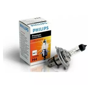 Лампа головного світла Philips H4 60/55W 12342PR Premium -202430% для Універсальні товари