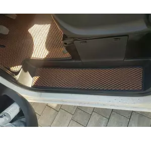 Килимки на пороги (3 шт, EVA, цегляні) для Mercedes Vito / V-class W447 2014-2024 рр