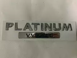 Емблема Platinum для Nissan Patrol Y62 2010-2024 рр