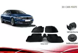 Гумові килимки (4 шт, Niken 3D) для Volkswagen Passat B8 2015-2024 рр