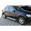 Бокові пороги Allmond Grey (2 шт., алюм.) для Mercedes ML W164 Бокові пороги Allmond Grey (2 шт., алюм.) для Mercedes ML W164