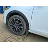 Накладки на арки (8 шт, чорні) SW, метал для Renault Megane III 2009-2016 рр Накладки на арки (8 шт, чорні) SW, метал для Renault Megane III 2009-2016 рр