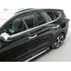 Нижня окантовка вікон (6 шт, нерж) Carmos - турецька сталь для Hyundai Tucson TL 2016-2021рр Нижня окантовка вікон (6 шт, нерж) Carmos - турецька сталь для Hyundai Tucson TL 2016-2021рр