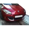 Накладки в бампер (2008-2012, 2 шт, під фарбування) для Renault Megane III рр Накладки в бампер (2008-2012, 2 шт, під фарбування) для Renault Megane III рр