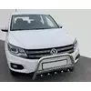 Кенгурятник WT003 (нерж) 60 мм, з написом для Volkswagen Tiguan 2007-2016 рр Кенгурятник WT003 (нерж) 60 мм, з написом для Volkswagen Tiguan 2007-2016 рр