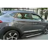 Молдинг дверний (широкий, 4 шт, нерж) для Hyundai Tucson TL 2016-2021рр Молдинг дверний (широкий, 4 шт, нерж) для Hyundai Tucson TL 2016-2021рр