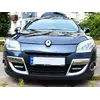Кути на передній бампер 2008-2011 (нерж) для Renault Megane III рр Кути на передній бампер 2008-2011 (нерж) для Renault Megane III рр