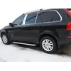Бокові пороги BlackLine (2 шт., алюміній) для Volvo XC90 2002-2014 рр Бокові пороги BlackLine (2 шт., алюміній) для Volvo XC90 2002-2014 рр