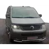 Нижня подвійна губа 60 / 48мм (нерж) 60 на 42мм для Volkswagen T5 Multivan 2003-2010 рр Нижня подвійна губа 60 / 48мм (нерж) 60 на 42мм для Volkswagen T5 Multivan 2003-2010 рр
