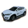 Бокові пороги Fullmond (2 шт., Алюміній) для Hyundai Tucson TL 2016-2021рр Бокові пороги Fullmond (2 шт., Алюміній) для Hyundai Tucson TL 2016-2021рр
