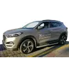 Бокові пороги Tayga Grey (2 шт., Алюміній) для Hyundai Tucson TL 2016-2021рр Бокові пороги Tayga Grey (2 шт., Алюміній) для Hyundai Tucson TL 2016-2021рр