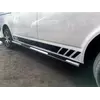Бічні труби (2 шт., нерж) 60мм, Коротка база для Volkswagen T5 Multivan 2003-2010 рр Бічні труби (2 шт., нерж) 60мм, Коротка база для Volkswagen T5 Multivan 2003-2010 рр