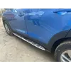 Бокові пороги Оригінальний дизайн V1 (2шт) для Hyundai Tucson TL 2016-2021рр Бокові пороги Оригінальний дизайн V1 (2шт) для Hyundai Tucson TL 2016-2021рр