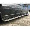 Бокові пороги BlackLine (2 шт, алюміній) Коротка база для Volkswagen T5 Multivan 2003-2010 рр Бокові пороги BlackLine (2 шт, алюміній) Коротка база для Volkswagen T5 Multivan 2003-2010 рр