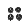 Ковпачки на диски 70/75 мм з кільцем (4 шт, чорні) для Тюнінг Mercedes Ковпачки на диски 70/75 мм з кільцем (4 шт, чорні) для Тюнінг Mercedes
