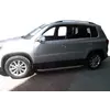 Бокові пороги BlackLine (2 шт, алюміній) для Volkswagen Tiguan 2007-2016 рр Бокові пороги BlackLine (2 шт, алюміній) для Volkswagen Tiguan 2007-2016 рр