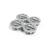 Ковпачки на диски 54/43мм сірі (4 шт) для Тюнінг Opel