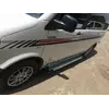 Бокові пороги Line-тип (2 шт., алюм) Коротка база для Volkswagen T5 Multivan 2003-2010 рр Бокові пороги Line-тип (2 шт., алюм) Коротка база для Volkswagen T5 Multivan 2003-2010 рр